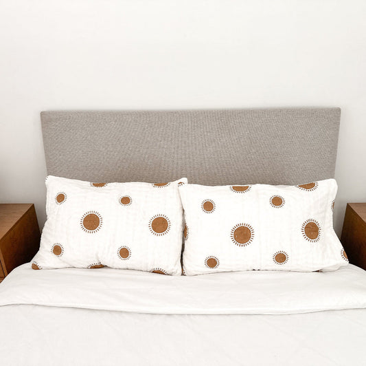 Sun Kantha Pillowcase