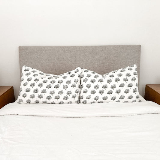 Rhapis Palm Kantha Pillowcase
