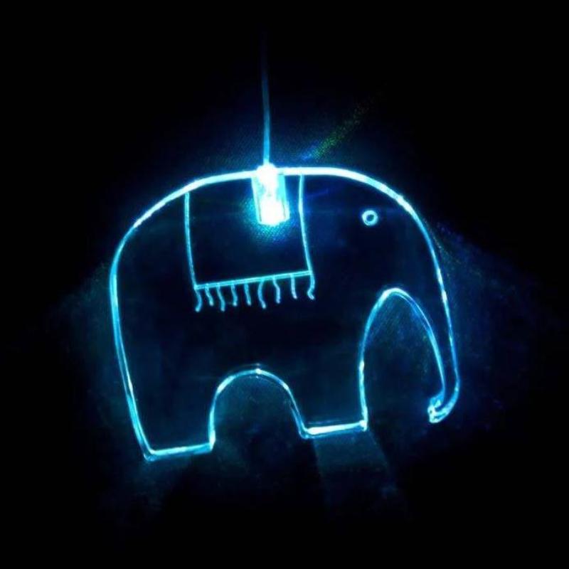 Single Glow Light - Elephant