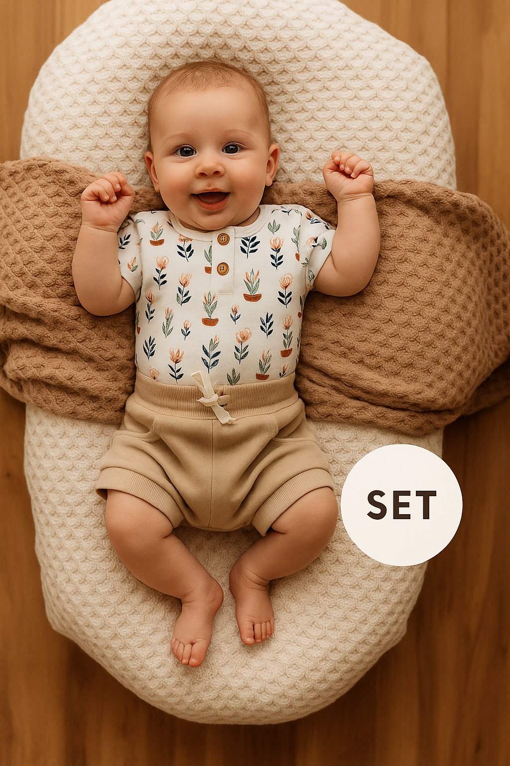0-3 months Baby Pebble + Arizona Summer Clothing Set