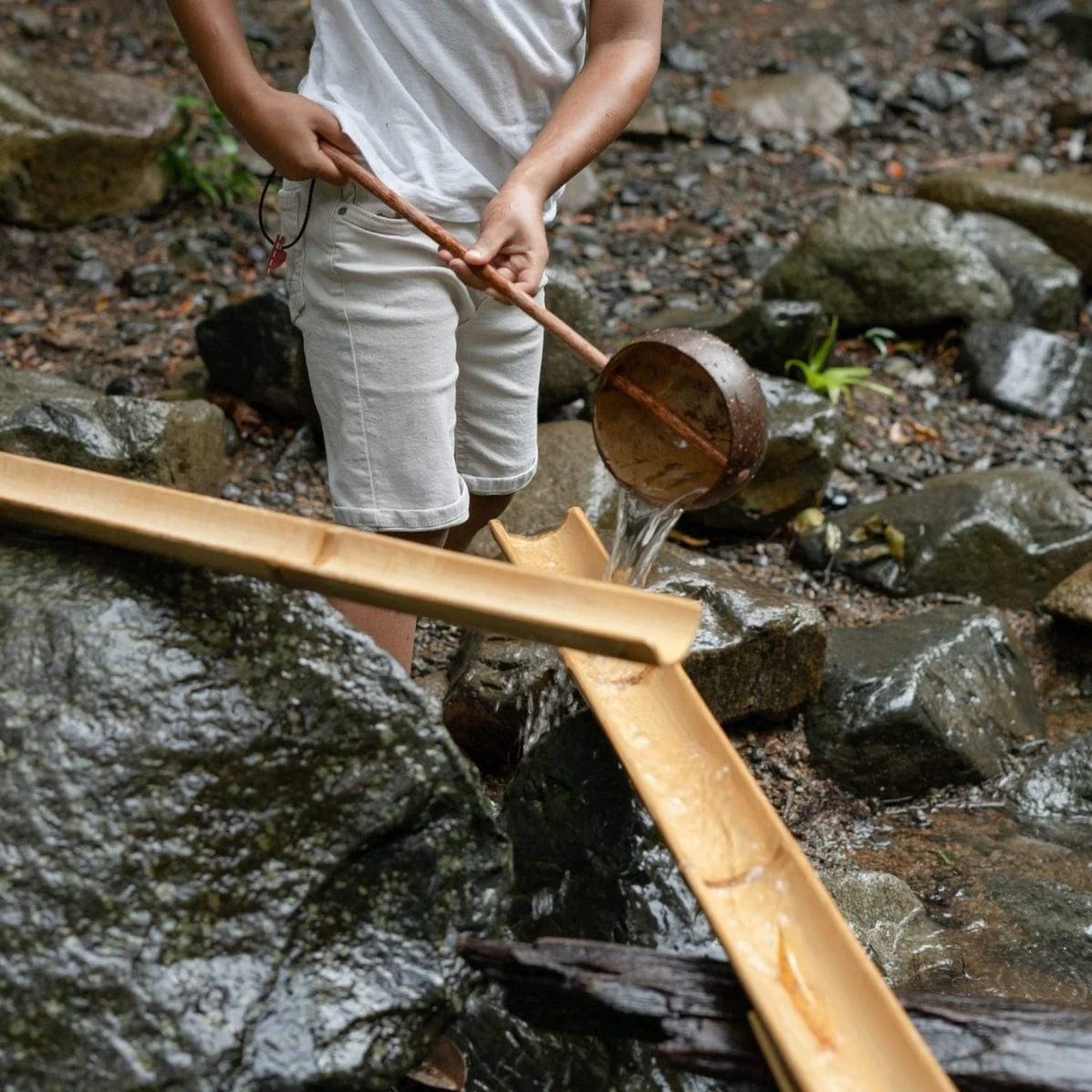 Qtoys Outdoor Indoor Bamboo Channel set of 18 pcs