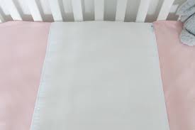 White Cot Pad with Wings | Brolly Sheet