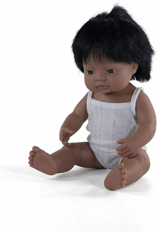 Miniland Hispanic/Latin Boy Doll 38cm