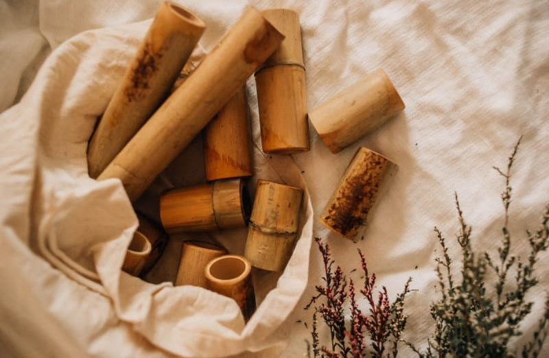 Bamboo Counting and Building (Set 40 pcs) - QToys Fast