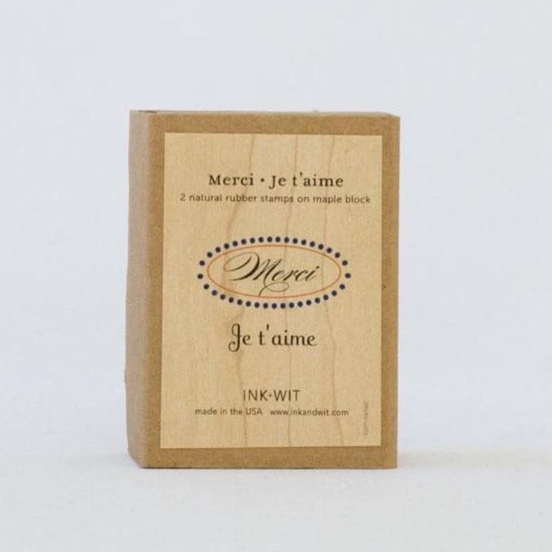 Merci je t’aime - Ink + Wit Fast shipping Je T’aime