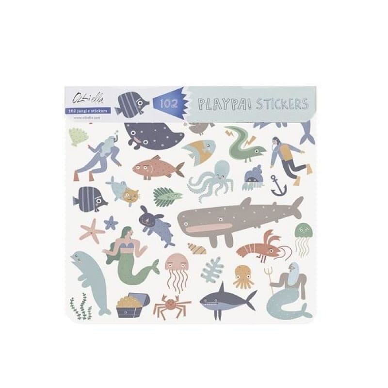 Olli Ella | Playpa Stickers - Ocean - Fast shipping