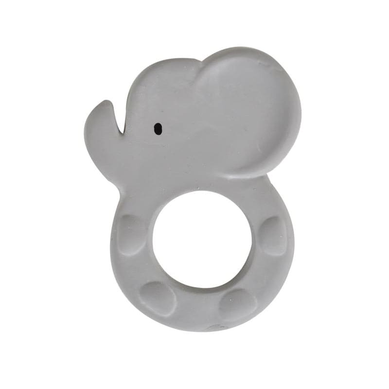 Rubber Elephant Zoo Teether - Tikiri Fast shipping