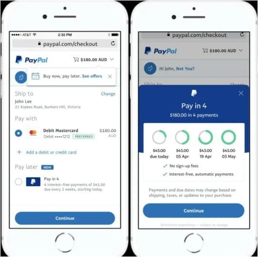 What is PayPal Pay in 4 and how does it compare to Afterpay?