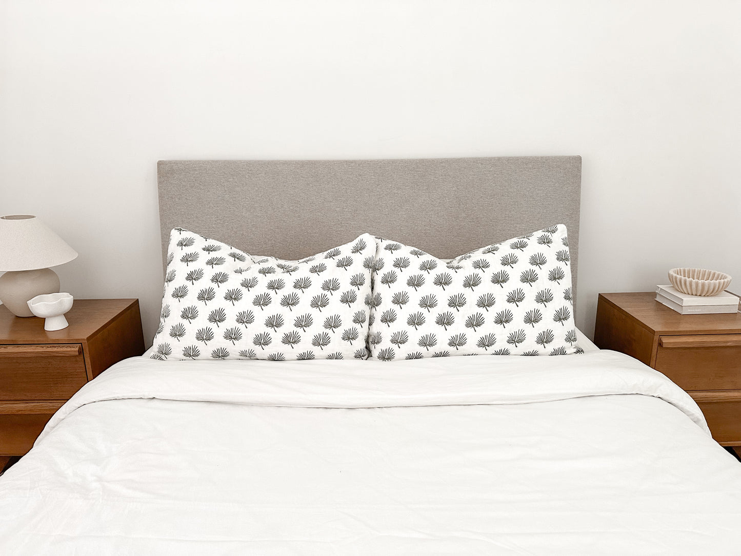 Rhapis Palm Kantha Pillowcase