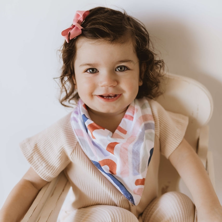 Snuggle Hunny Dribble Bib - Rainbow