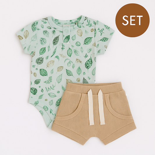 Baby Pebble + Daintree Summer Clothing Set (0-3 months)