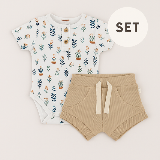 0-3 months Baby Pebble + Arizona Summer Clothing Set