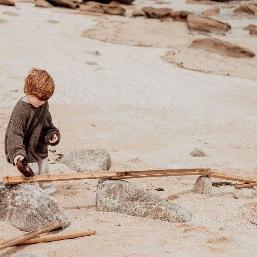 Qtoys Outdoor Indoor  Bamboo Channel set of 18 pcs