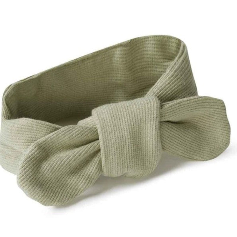 Snuggle Hunny Organic Ribbed Topknot Baby Headband - Dewkist