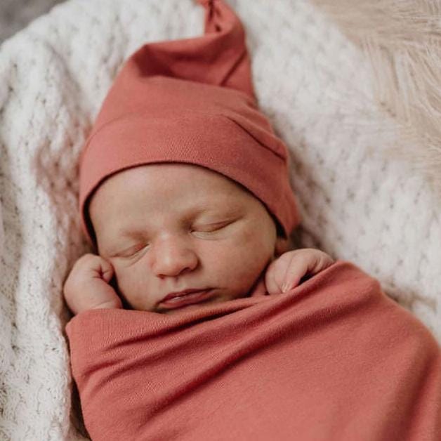 Clay Snuggle Swaddle & Beanie Set - Hunny Kids Fast shipping