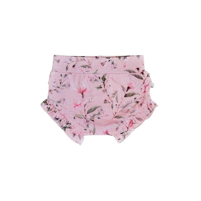 Pink Wattle Summer Baby Bloomers - Organic High Waist Baby Bloomers - Gots Certified Organic Cotton - Baby Gifts - Baby Shower Presents