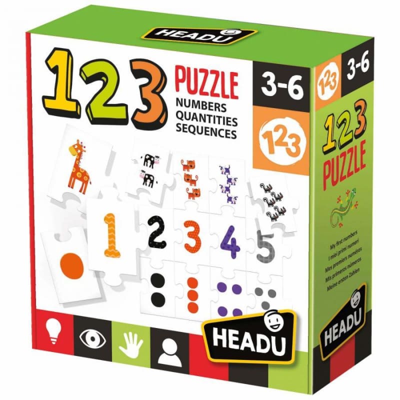 Numbers Quantities and Sequences 123 Jigsaw Puzzle - Headu