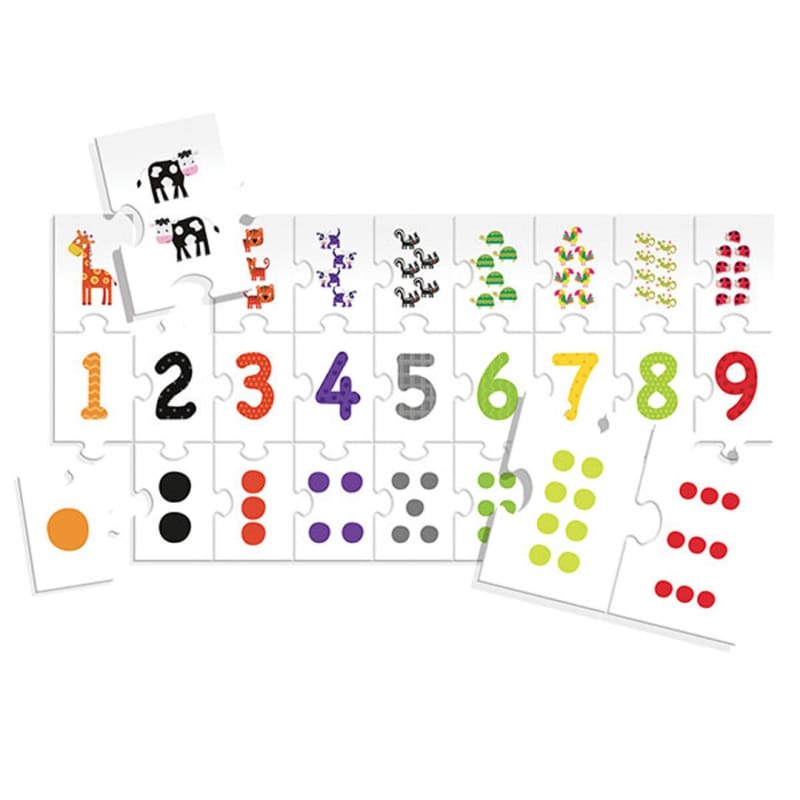 Numbers Quantities and Sequences 123 Jigsaw Puzzle - Headu