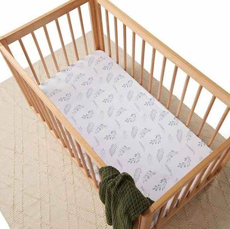 Wild Fern Fitted Cot Sheet