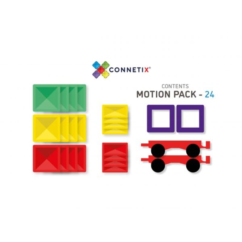 24 Piece Motion Pack - Connetix - Fast shipping