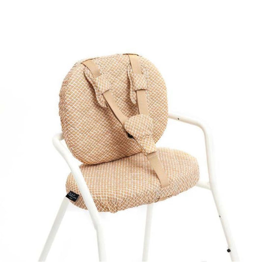 Charlie Crane Tibu High Chair Cushion Kit in Diamond Toast 
