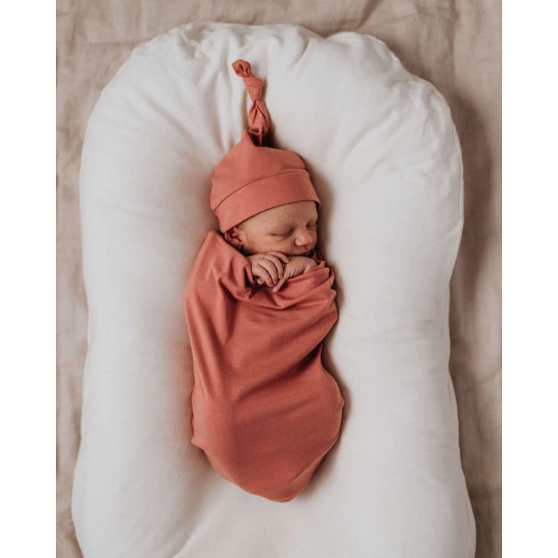 Clay Snuggle Swaddle & Beanie Set - Hunny Kids Fast shipping
