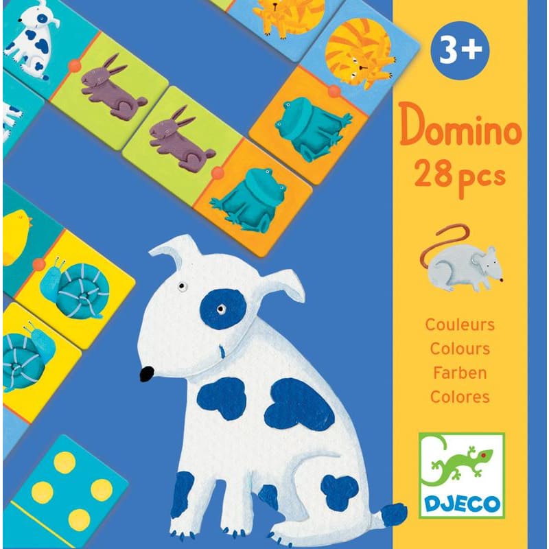 Colour Animals Domino - Djeco Fast shipping