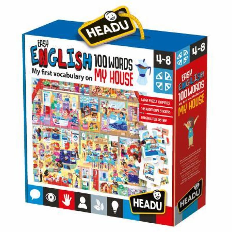 Easy English 100 Words My House Puzzle | Age: 4-8 - Play