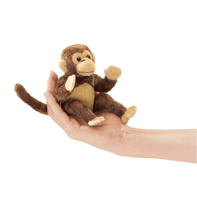Mini Monkey Finger Puppets - Pack of 3 - Folkmanis Fast 