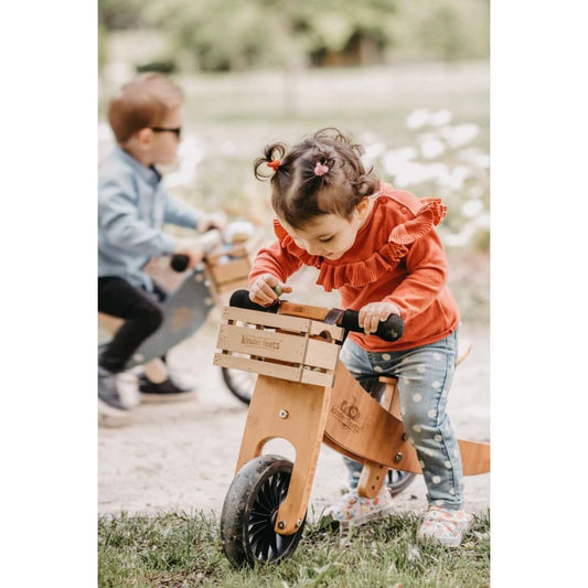 PLUS Toddler Tiny Tot 2-in-1 Trike - Bamboo - Kinderfeets