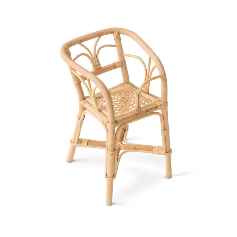 Rattan Baby Doll High Chair | Poppie Toys - Fast shipping