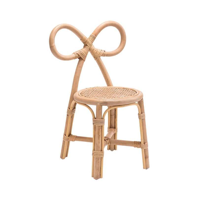 Rattan Kids Bow Chair - Poppie Toys Fast shipping