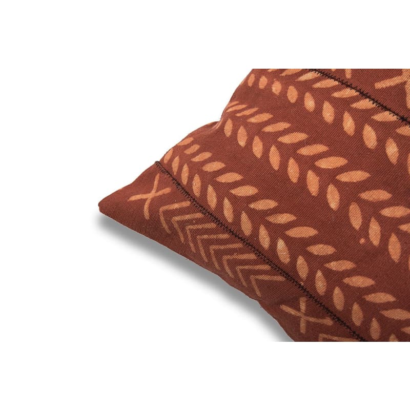 Red Rust Handblocked Cushion - Affordable Homewares Fast