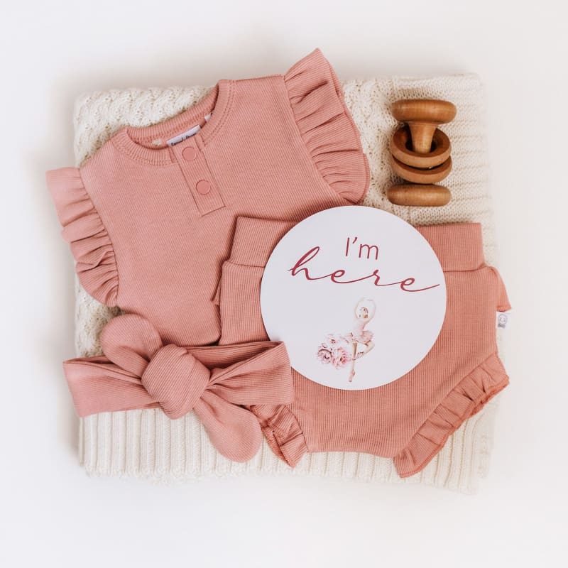 Rose High Waist Bloomers - Snuggle Hunny Kids Fast shipping